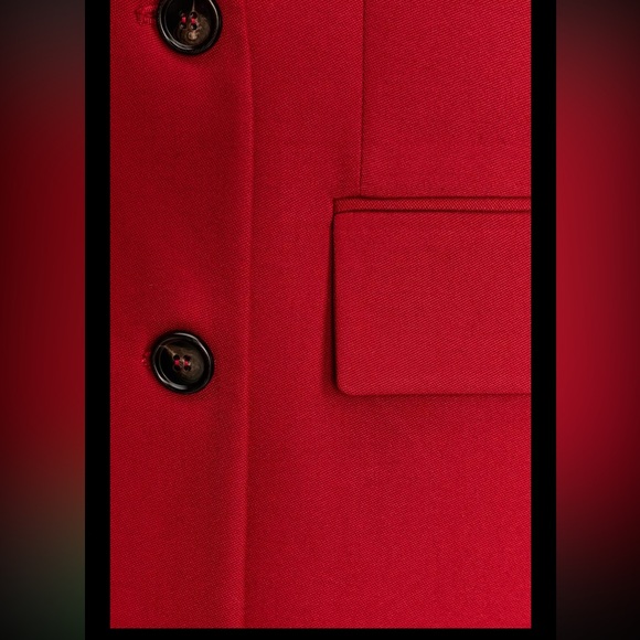 ZW collection double-breasted blazer, red - Picture 13 of 16